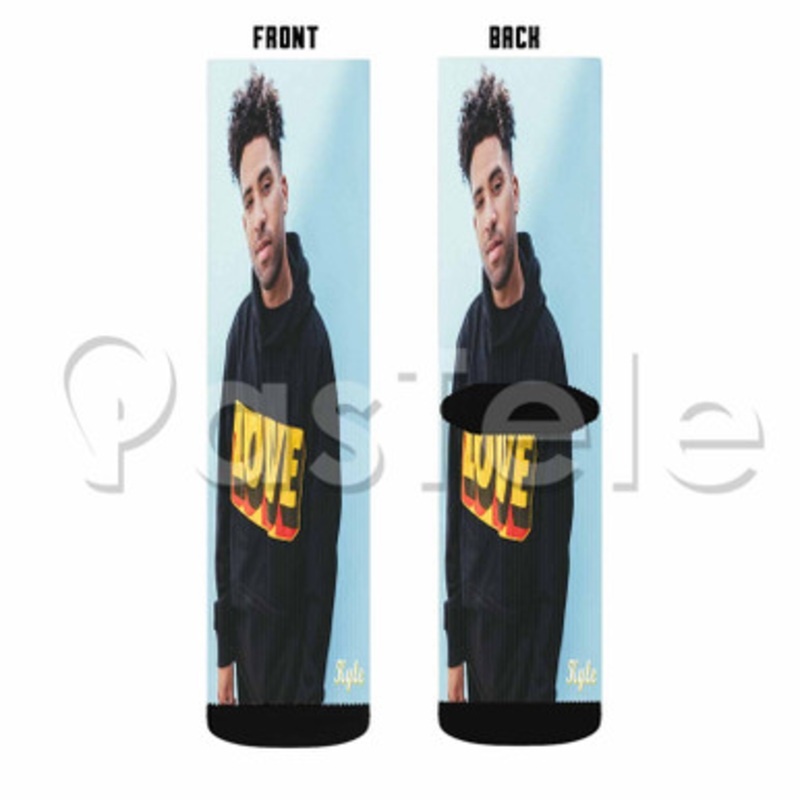 Kyle Custom Sublimation Personalized Printed Socks Polyester Acrylic Nylon Spandex