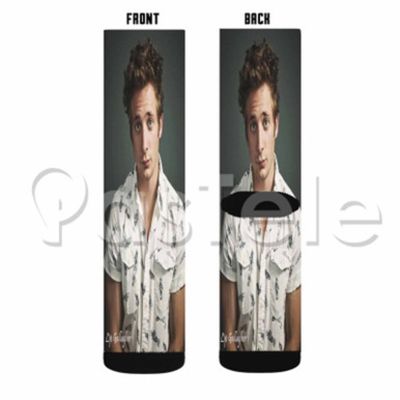 Lip Gallagher Custom Sublimation Personalized Printed Socks Polyester Acrylic Nylon Spandex