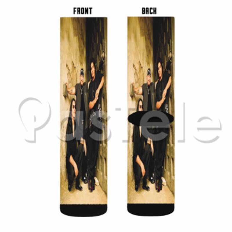 Los Lonely Boys Custom Sublimation Personalized Printed Socks Polyester Acrylic Nylon Spandex