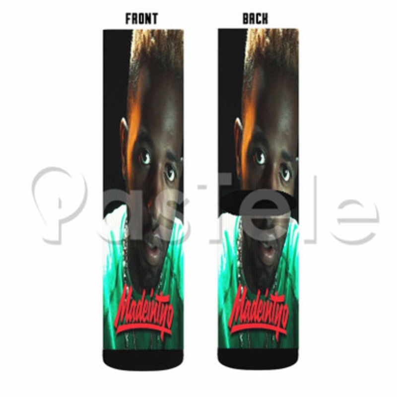 Madeintyo Custom Sublimation Personalized Printed Socks Polyester Acrylic Nylon Spandex