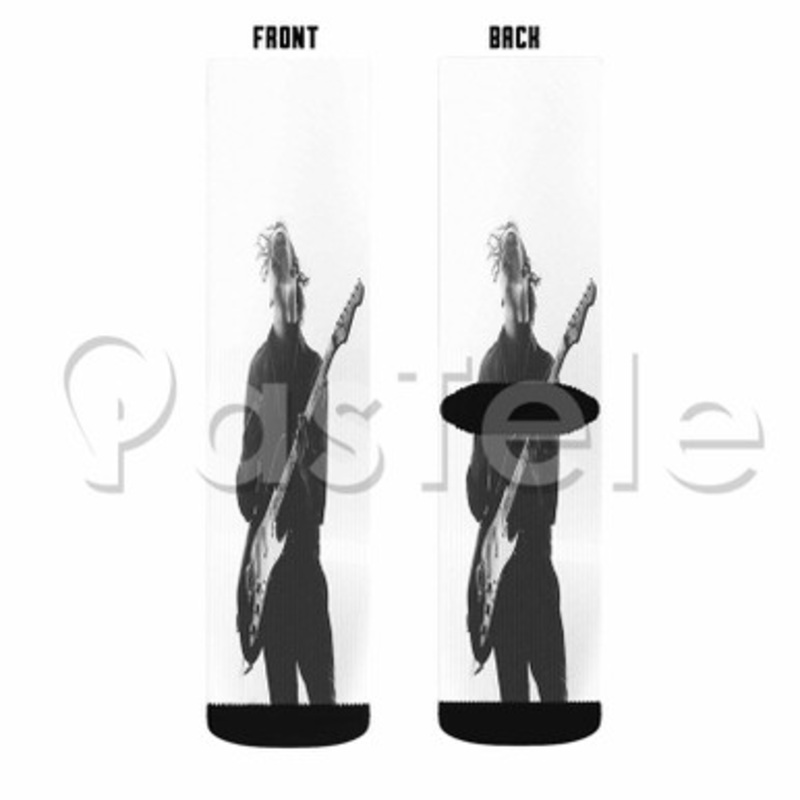 Matt Healy Guitar Custom Sublimation Personalized Printed Socks Polyester Acrylic Nylon Spandex
