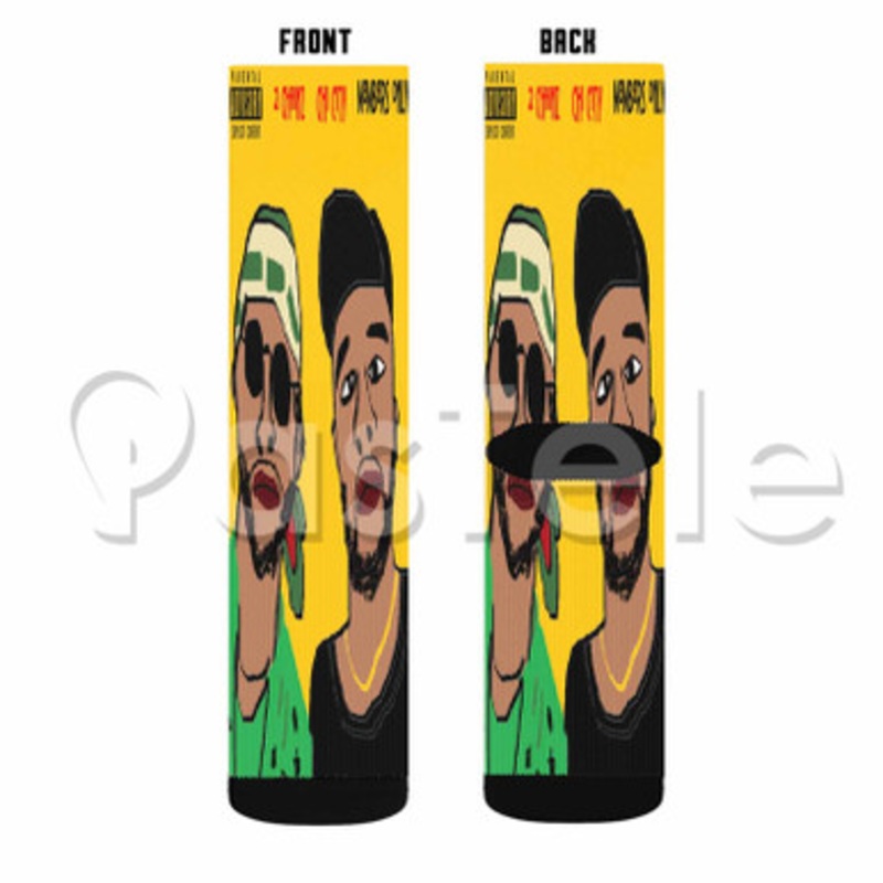 Members Only Chi City Feat 2 Chainz Custom Sublimation Personalized Printed Socks Polyester Acrylic Nylon Spandex