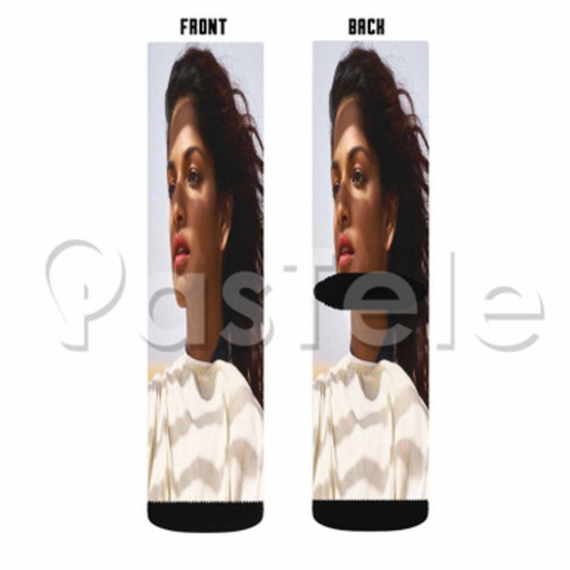 MIA Custom Sublimation Personalized Printed Socks Polyester Acrylic Nylon Spandex