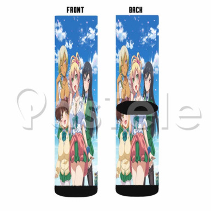 My First Girlfriend is a Gal Custom Sublimation Personalized Printed Socks Polyester Acrylic Nylon Spandex