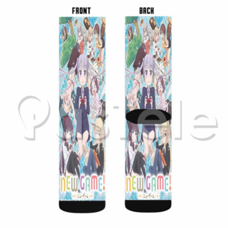 New Game Custom Sublimation Personalized Printed Socks Polyester Acrylic Nylon Spandex