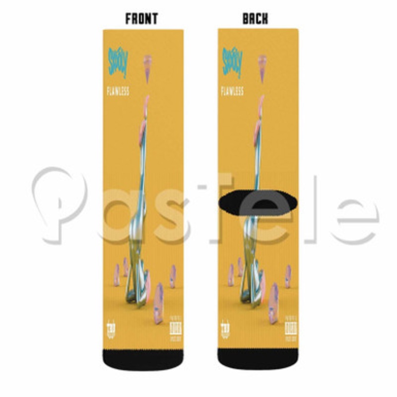 Skooly Flawless Custom Sublimation Personalized Printed Socks Polyester Acrylic Nylon Spandex