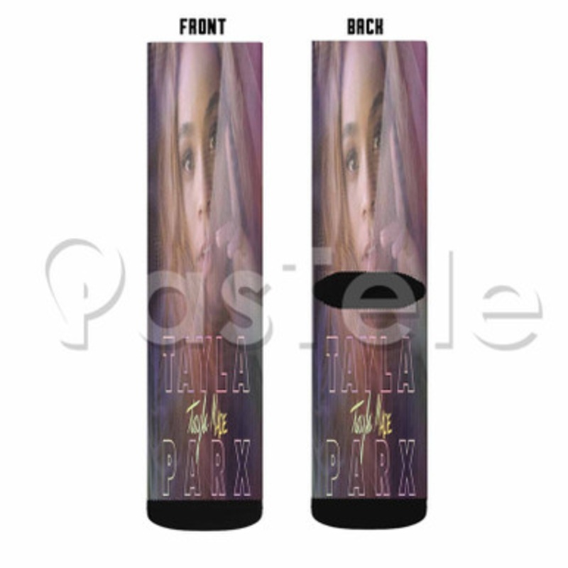 Tayla Parx Feat Khalid Runaway Custom Sublimation Personalized Printed Socks Polyester Acrylic Nylon Spandex