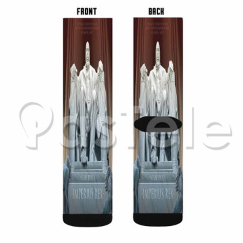 The 3 Lyrical P s Sean Price Feat Prodigy Styles P Custom Sublimation Personalized Printed Socks Polyester Acrylic Nylon Spandex