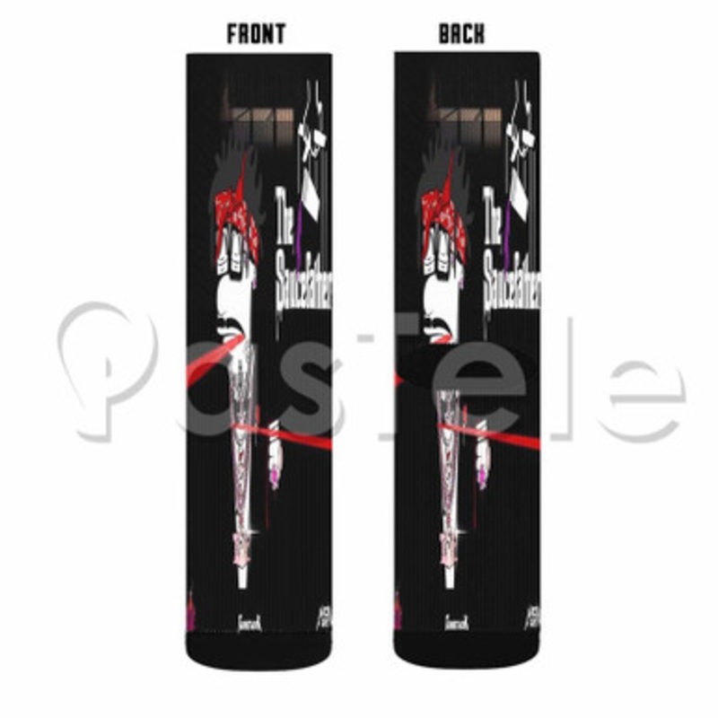 We Did It Sauce Walka Custom Sublimation Personalized Printed Socks Polyester Acrylic Nylon Spandex