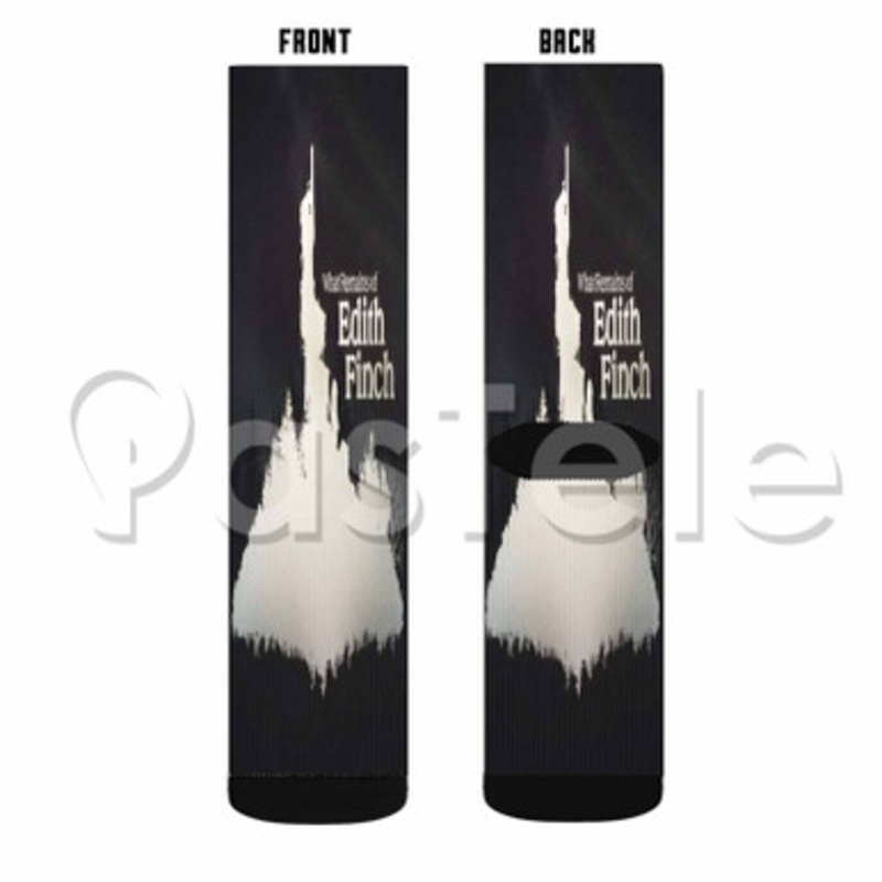 What Remains of Edith Finch Custom Sublimation Personalized Printed Socks Polyester Acrylic Nylon Spandex
