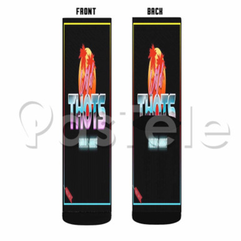 A Boogie Wit Da Hoodie Feat Fabolous Wild Thots Custom Sublimation Personalized Printed Socks Polyester Acrylic Nylon Spandex