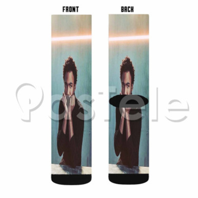 Childish Gambino Custom Sublimation Personalized Printed Socks Polyester Acrylic Nylon Spandex