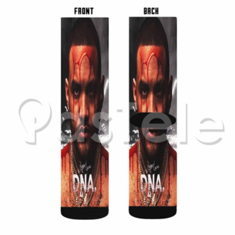 DNA Freestyle Joyner Lucas Custom Sublimation Personalized Printed Socks Polyester Acrylic Nylon Spandex