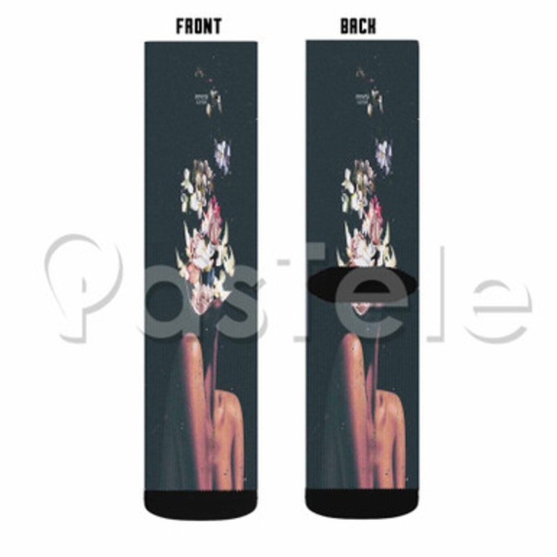 Elley Duhe Immortal Custom Sublimation Personalized Printed Socks Polyester Acrylic Nylon Spandex