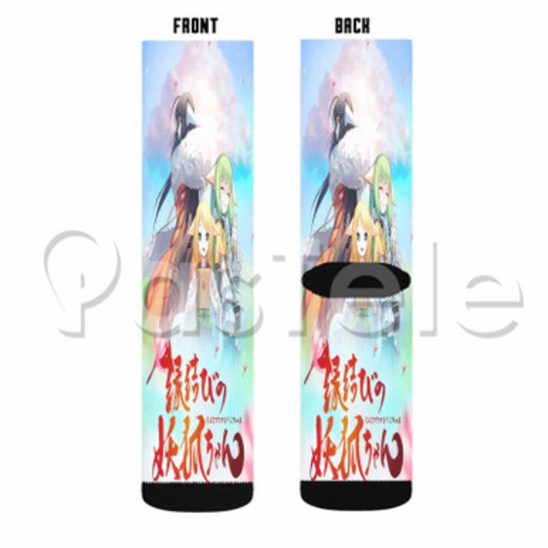 Enmusubi no Youko chan Custom Sublimation Personalized Printed Socks Polyester Acrylic Nylon Spandex