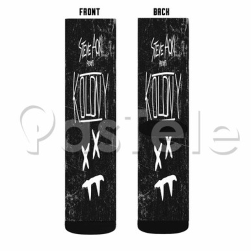 If I Told You That I Loved You Steve Aoki Feat Wale Custom Sublimation Personalized Printed Socks Polyester Acrylic Nylon Spandex