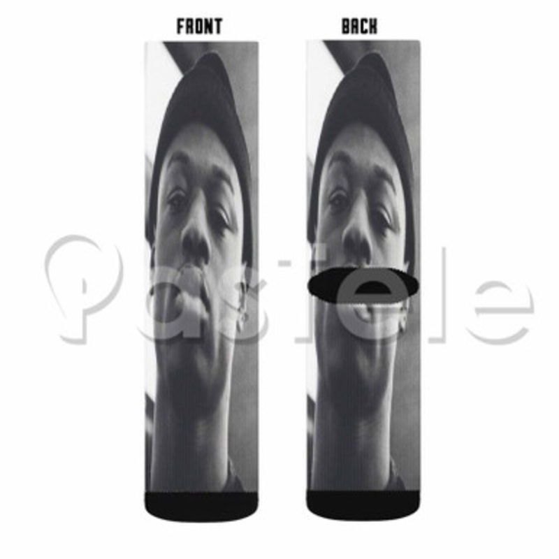 J Hus Custom Sublimation Personalized Printed Socks Polyester Acrylic Nylon Spandex