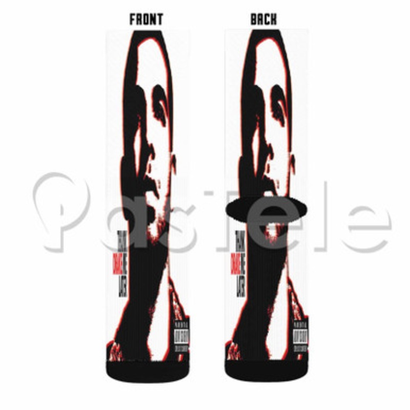 Light Up Drake Feat Jay Z Custom Sublimation Personalized Printed Socks Polyester Acrylic Nylon Spandex