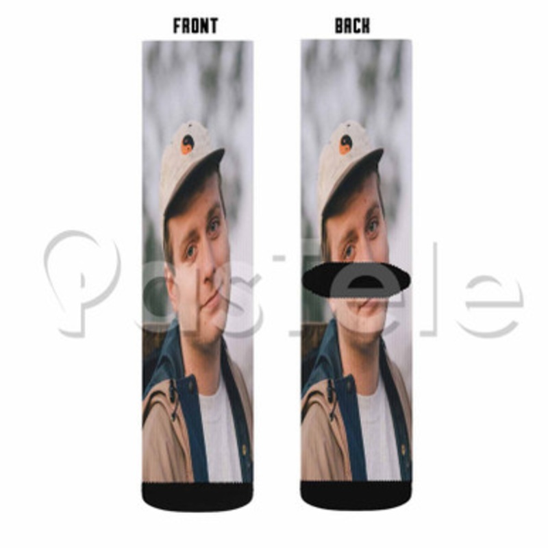 Mac De Marco 3 Custom Sublimation Personalized Printed Socks Polyester Acrylic Nylon Spandex