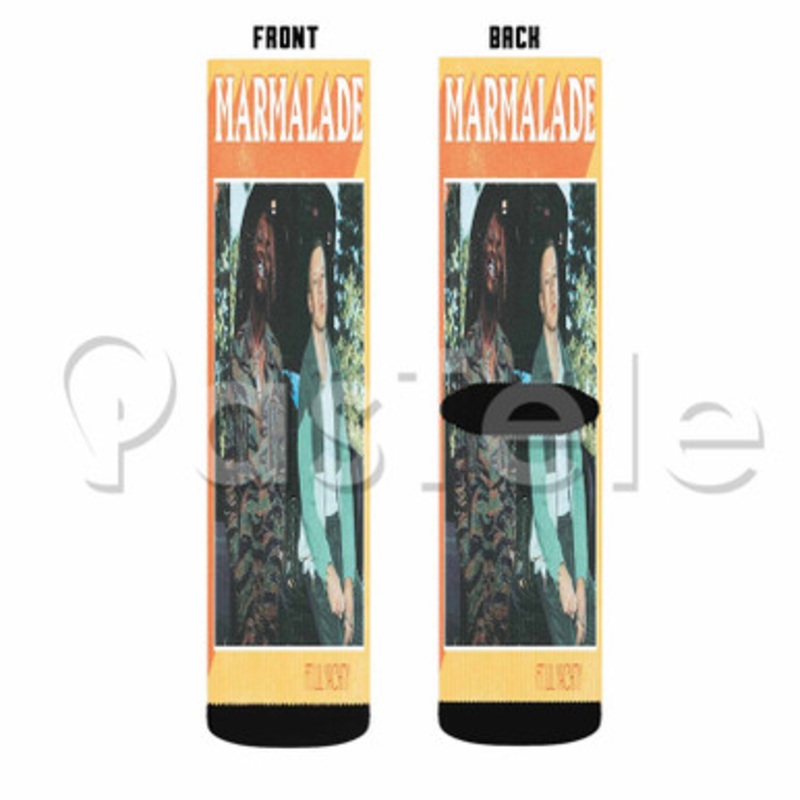 Macklemore feat Lil Yachty Custom Sublimation Personalized Printed Socks Polyester Acrylic Nylon Spandex