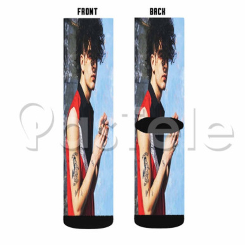 Matt Healy Custom Sublimation Personalized Printed Socks Polyester Acrylic Nylon Spandex