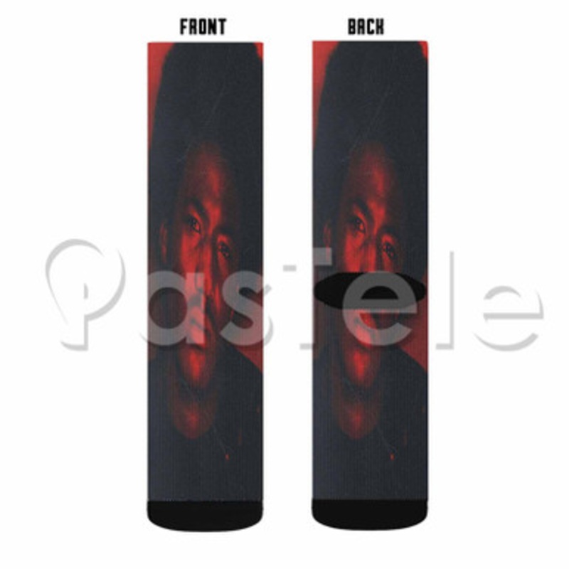 Momma We Made it Mozzy Feat Jay Rock Custom Sublimation Personalized Printed Socks Polyester Acrylic Nylon Spandex