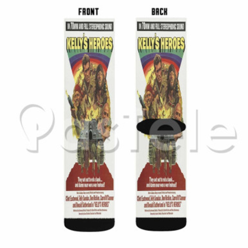 Oddball Kelly s Heroes Custom Sublimation Personalized Printed Socks Polyester Acrylic Nylon Spandex