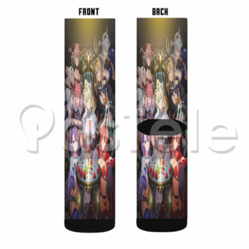 Sin Nanatsu no Taizai Custom Sublimation Personalized Printed Socks Polyester Acrylic Nylon Spandex