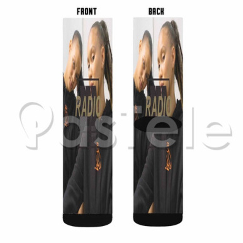 Sweeter Dreams Ramriddlz Custom Sublimation Personalized Printed Socks Polyester Acrylic Nylon Spandex