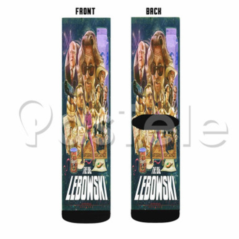The Big Lebowski Custom Sublimation Personalized Printed Socks Polyester Acrylic Nylon Spandex