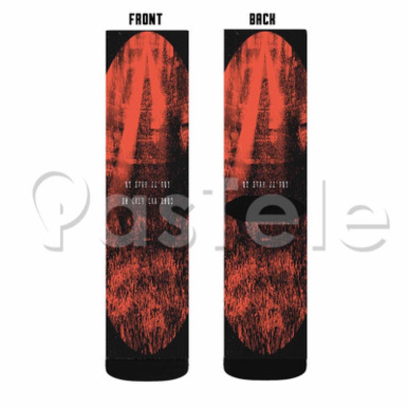 Twenty One Pilots Custom Sublimation Personalized Printed Socks Polyester Acrylic Nylon Spandex