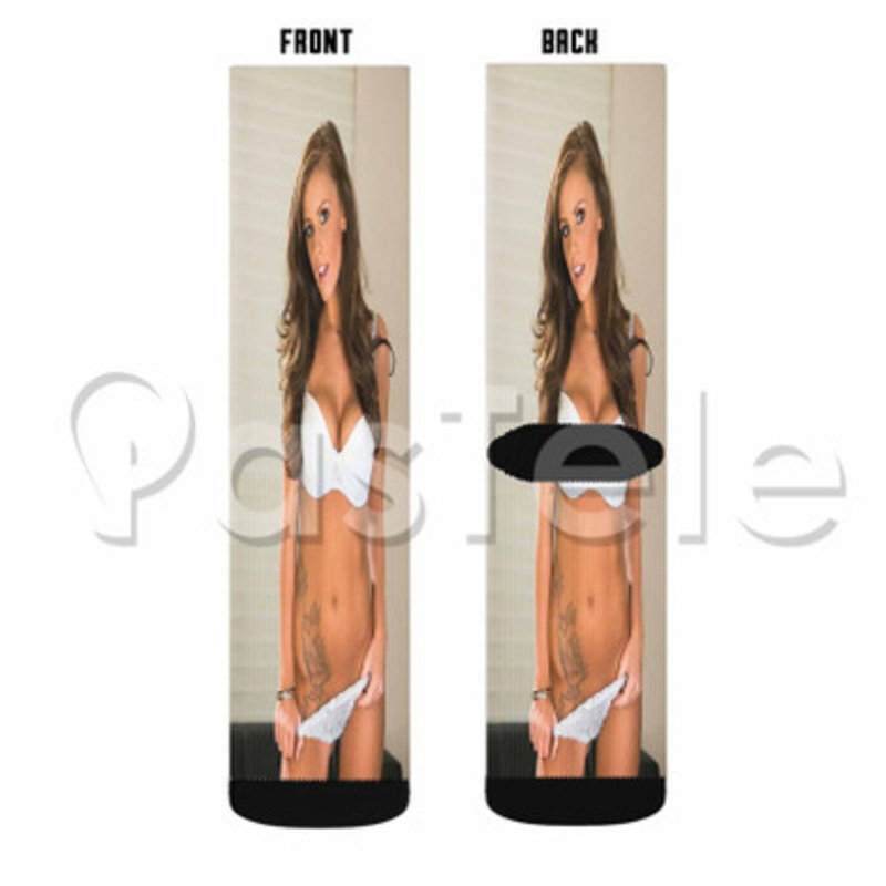 Whitney Westgate Custom Sublimation Personalized Printed Socks Polyester Acrylic Nylon Spandex