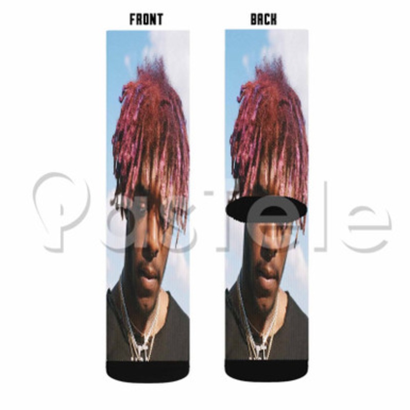 A AP Rocky Lil Uzi Vert Custom Sublimation Personalized Printed Socks Polyester Acrylic Nylon Spandex