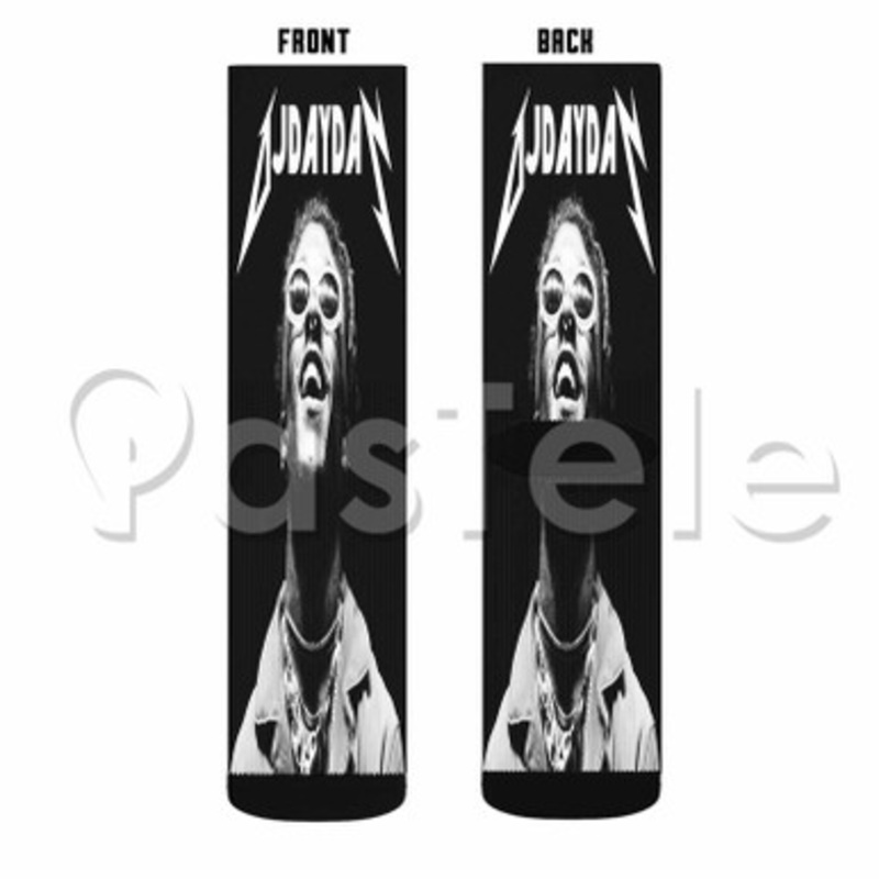 Alone Time Lil Uzi Vert Custom Sublimation Personalized Printed Socks Polyester Acrylic Nylon Spandex