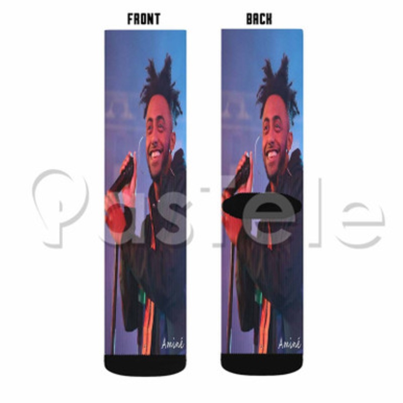 Amin Custom Sublimation Personalized Printed Socks Polyester Acrylic Nylon Spandex