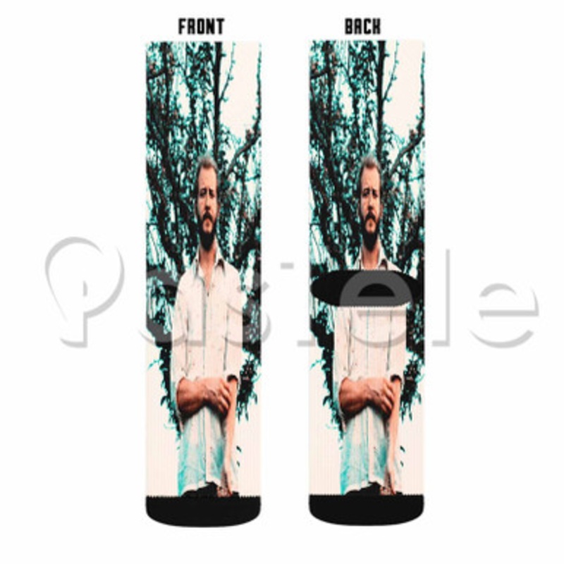 Bon Iver Custom Sublimation Personalized Printed Socks Polyester Acrylic Nylon Spandex