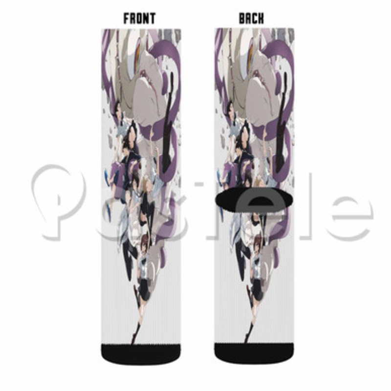 Cencoroll 2 Custom Sublimation Printed Socks Polyester Acrylic Nylon Spandex