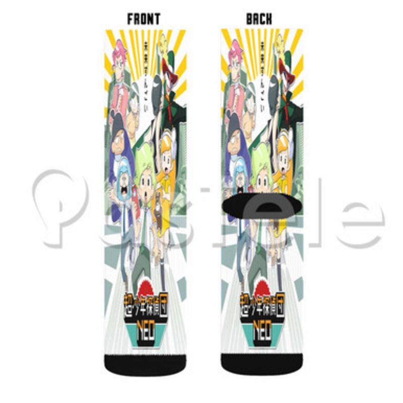 Chou Shounen Tanteidan Neo Custom Sublimation Printed Socks Polyester Acrylic Nylon Spandex