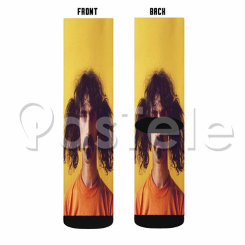Frank Zappa Custom Sublimation Personalized Printed Socks Polyester Acrylic Nylon Spandex