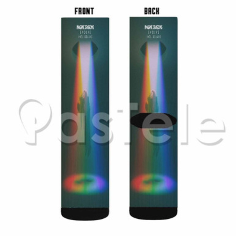 Imagine Dragons Custom Sublimation Personalized Printed Socks Polyester Acrylic Nylon Spandex