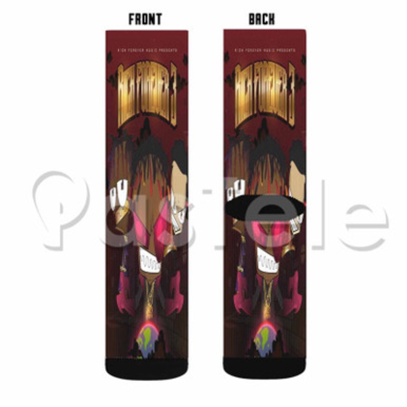 Jay Critch Rich The Kid Talk About Custom Sublimation Personalized Printed Socks Polyester Acrylic Nylon Spandex