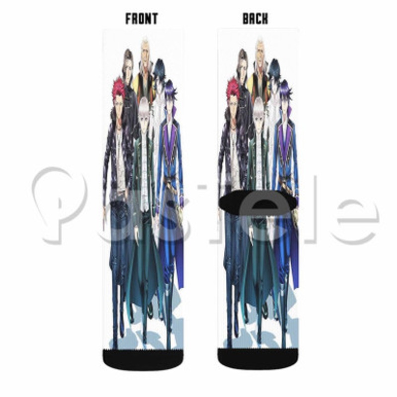 K Seven Stories Custom Sublimation Personalized Printed Socks Polyester Acrylic Nylon Spandex