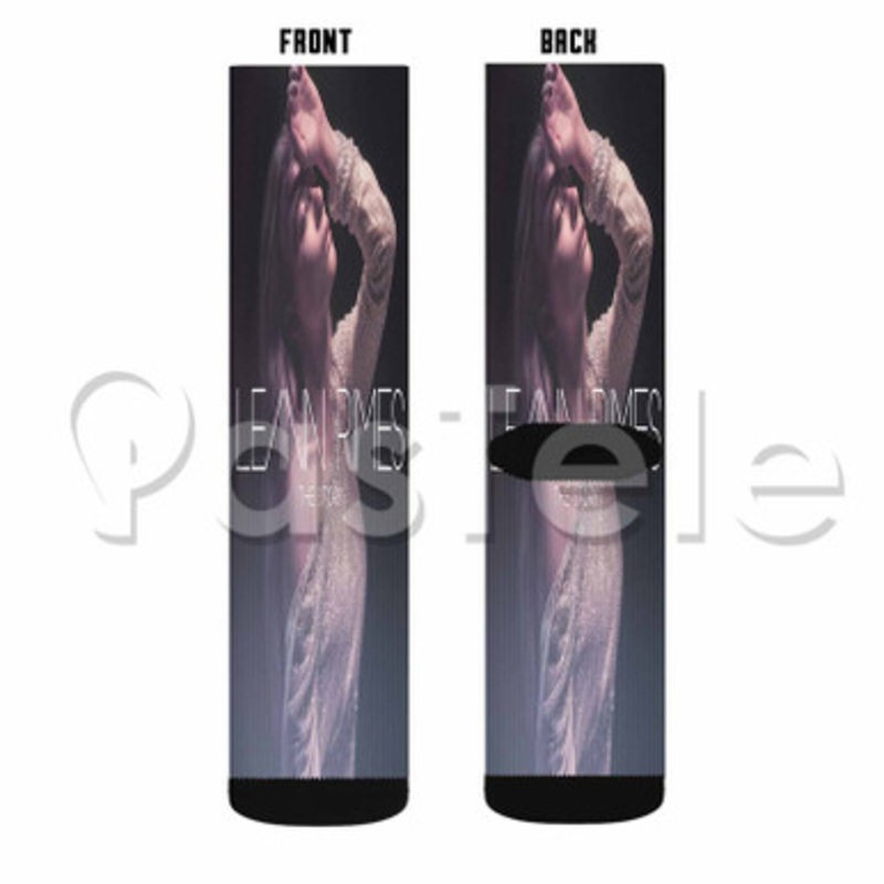 Le Ann Rimes The Story Custom Sublimation Personalized Printed Socks Polyester Acrylic Nylon Spandex