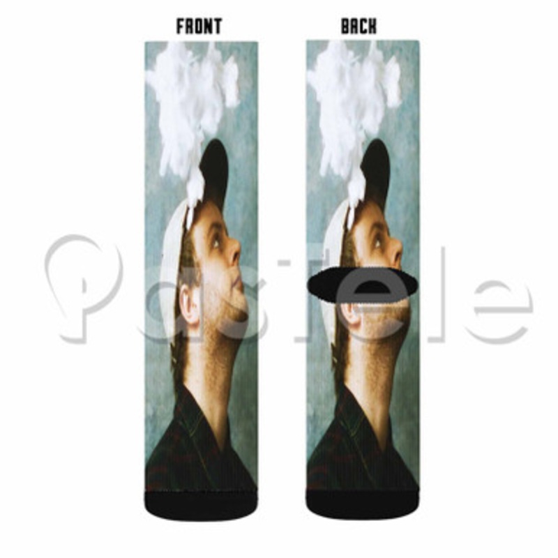 Mac De Marco Clouds Custom Sublimation Personalized Printed Socks Polyester Acrylic Nylon Spandex