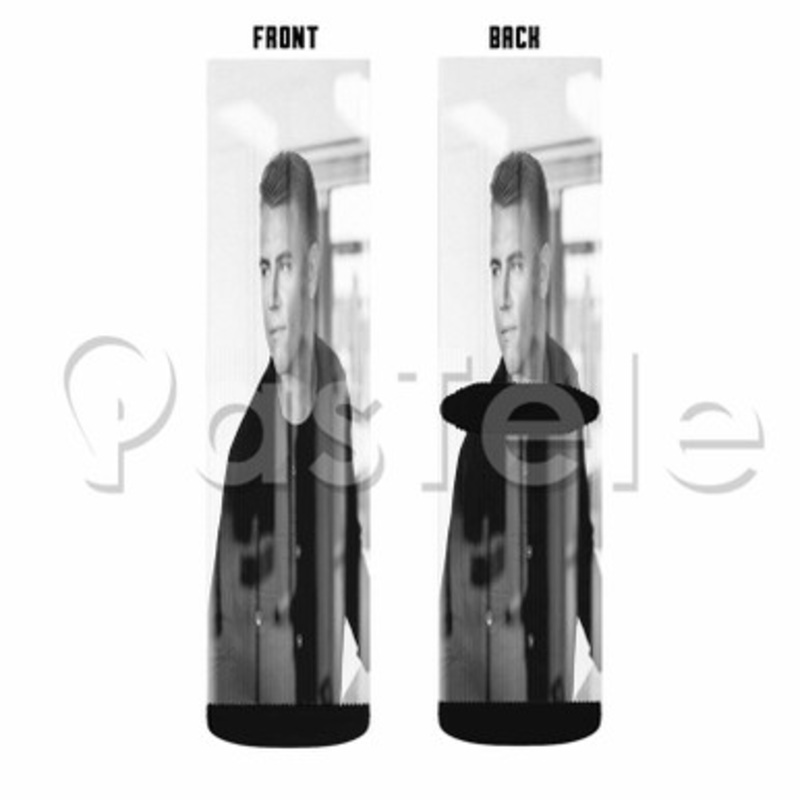 Martin Jensen Custom Sublimation Personalized Printed Socks Polyester Acrylic Nylon Spandex