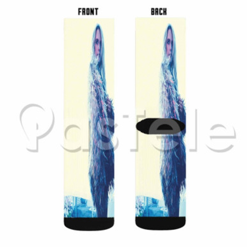 Miranda Lambert Custom Sublimation Personalized Printed Socks Polyester Acrylic Nylon Spandex