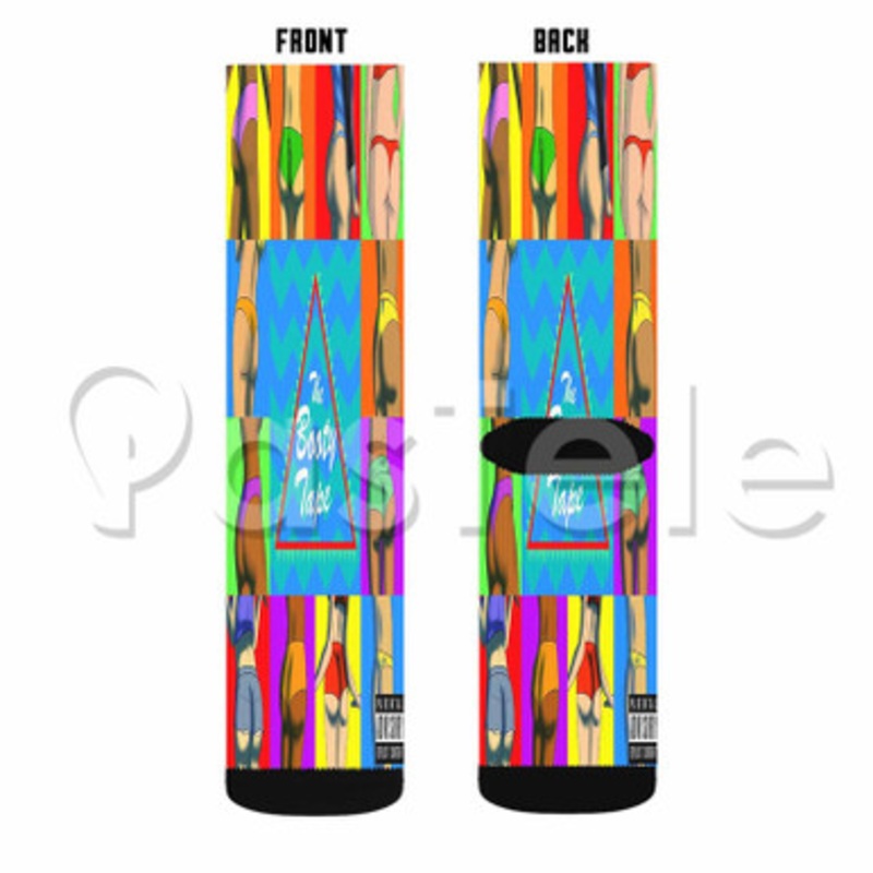 No Lies Ugly God Feat Wiz Khalifa Custom Sublimation Personalized Printed Socks Polyester Acrylic Nylon Spandex