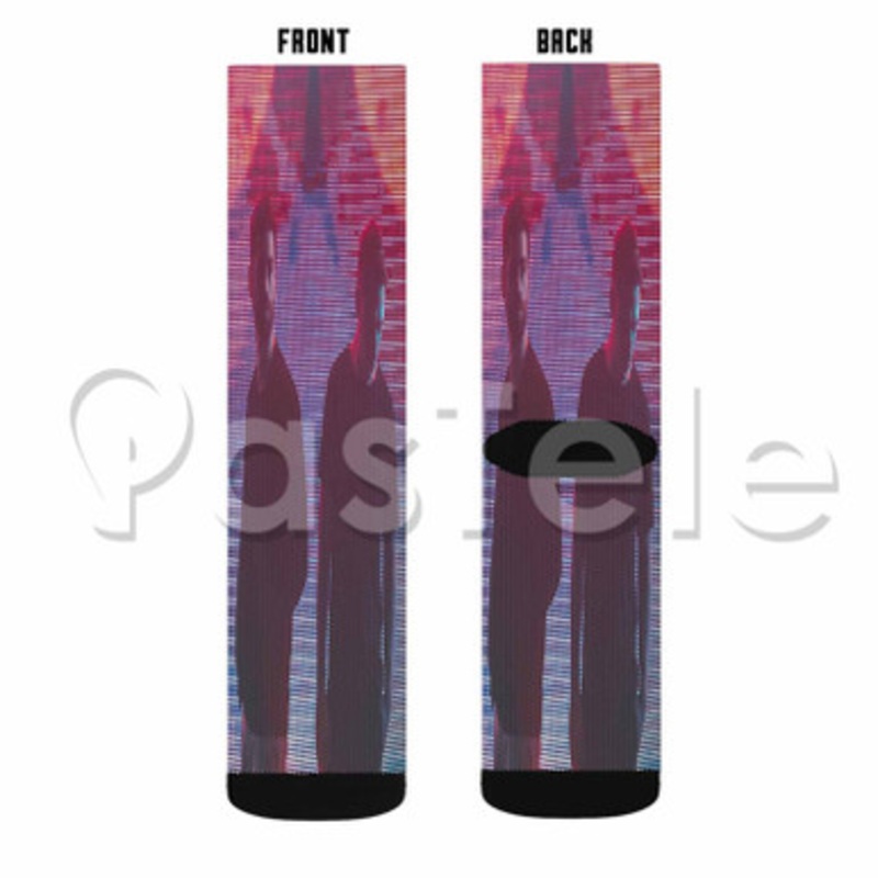 Odesza Custom Sublimation Personalized Printed Socks Polyester Acrylic Nylon Spandex