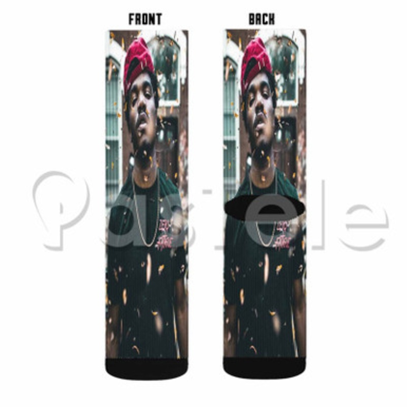 Smino Custom Sublimation Personalized Printed Socks Polyester Acrylic Nylon Spandex