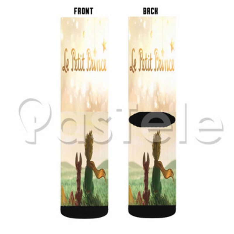 The Little Prince Custom Sublimation Printed Socks Polyester Acrylic Nylon Spandex